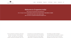 Desktop Screenshot of grapevineindia.com